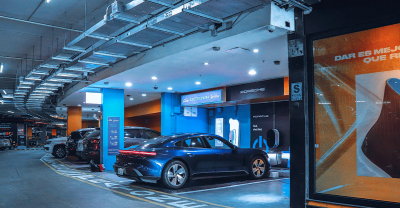 Porsche Perú instala cargador para vehículos eléctricos en Larcomar