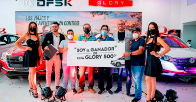 DFSK Glory regaló 4 Glory 500 Full MT a sus afortunados clientes