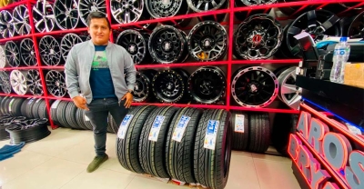 Junior Pilco es el ganador del juego de neumáticos Hifly