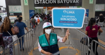 Municipalidad de Lima continúa campaña “¡No estás Sola!” #Queremos Respeto en el transporte 