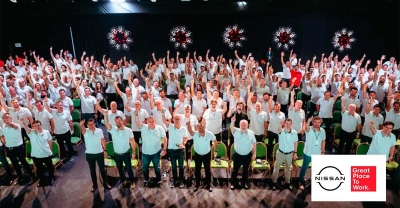 Nissan América del Sur recibe recertificación de Great Place to Work