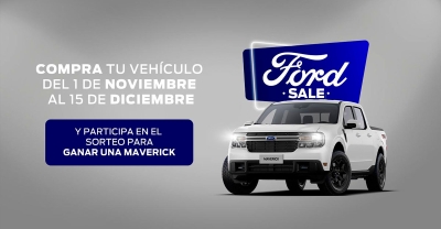Ford Sale 2023: promociones, opciones de financiamiento y sorteo de una Maverick® cero kilómetros