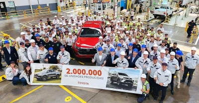 Toyota festeja 2 millones de vehículos fabricados en Argentina
