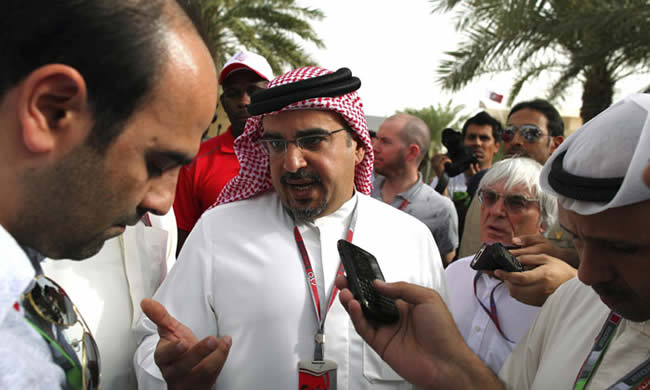 El príncipe de Baréin asegura que la carrera no va a suspenderse