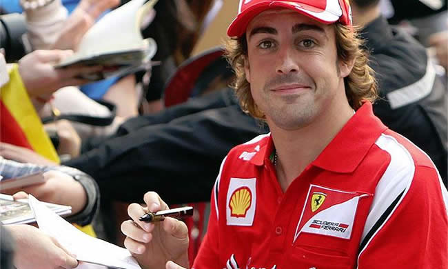El piloto español Fernando Alonso (Ferrari)
