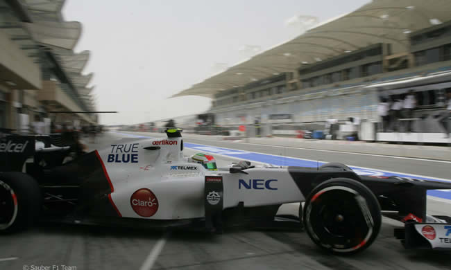 'Checo Pérez', satisfecho y sorprendido por arrancar en la cuarta fila