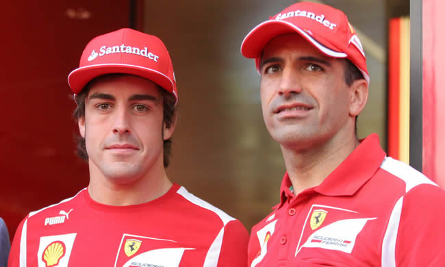 Fernando Alonso y Marc Gené