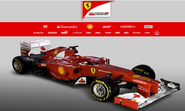 Ferrari presentó su nuevo monoplaza por internet