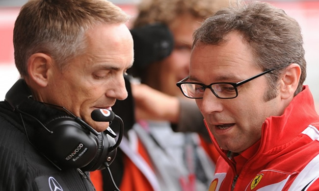  Martin Whitmarsh y Stefano Domenicali 