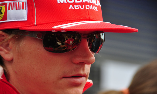 Kimi Räikkönen en un regreso mediatico