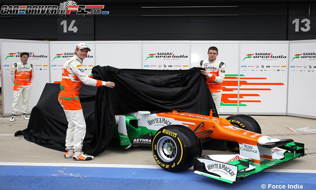 Force India también presentó su nuevo bólido