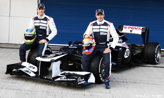 Williams presenta el FW34 de Maldonado y Senna