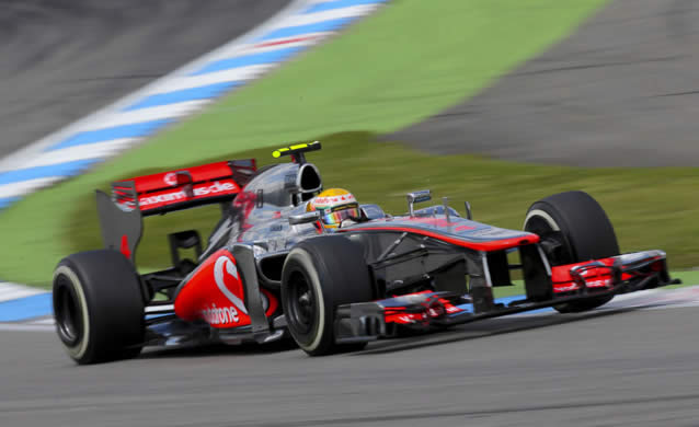 El piloto británico de Fórmula Uno, Lewis Hamilton, de McLaren Mercedes