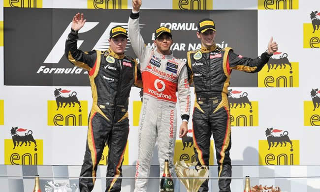 Hamilton gana en Hungría