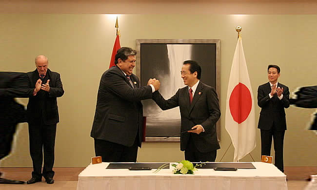 Tratado de Libre Comercio entre Perú y Japón entró en vigencia