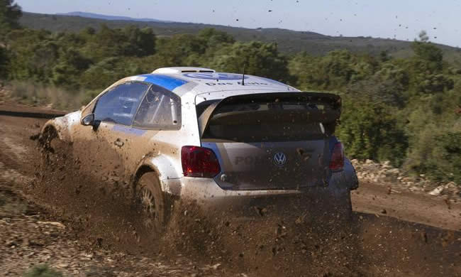Sainz exprime el Polo en la tierra de Almería