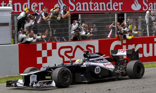 Maldonado: "Es un logro personal. Mi meta era llevar a Williams a la punta"