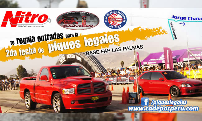 Concursa y Gana entradas para los Piques Legales de este domingo Concursa y Gana entradas para los Piques Legales de este domingo