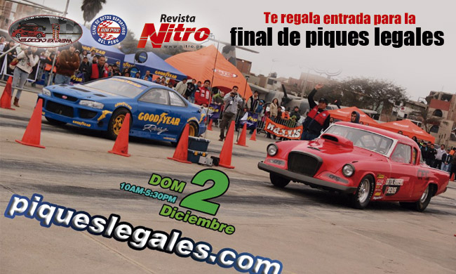 Te regalamos entradas para la gran final de piques legales 