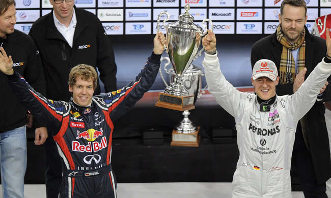 Vettel y Schumacher 