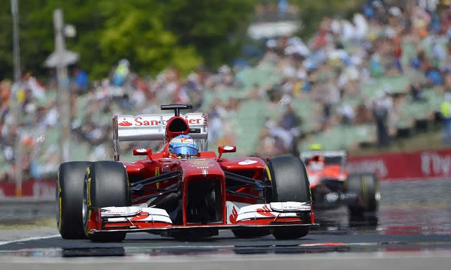 Fernando Alonso, de la escudería Ferrari.