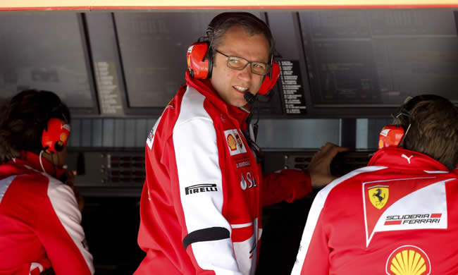 El jefe del equipo Ferrari de Fórmula Uno, el italiano Stefano Domenicali.