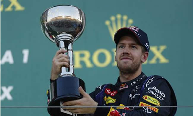 El piloto sebastian Vettel.