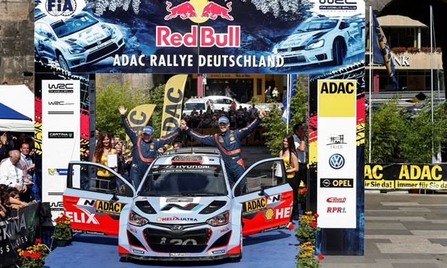 Celebración de la victoria