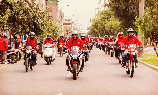 Nitro.pe - Honda realizó exitosa caravana en la ciudad de Trujillo