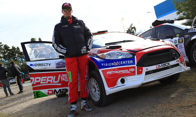 Nicolás Fuchs en el Rally de las Sierras Chicas