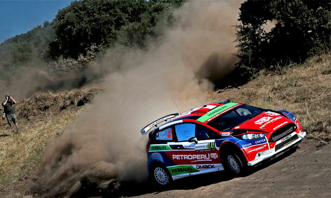 Nicolás Fuchs arrancó su participación en el Rally Italia 