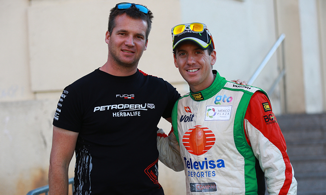 El destacado piloto nacional Nicolás Fuchs y su navegante argentino Fernando Mussano