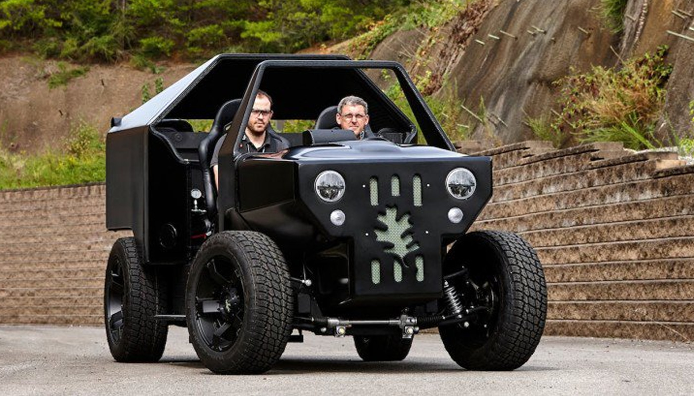 Un vehículo autosostenible creado en una impresora 3D