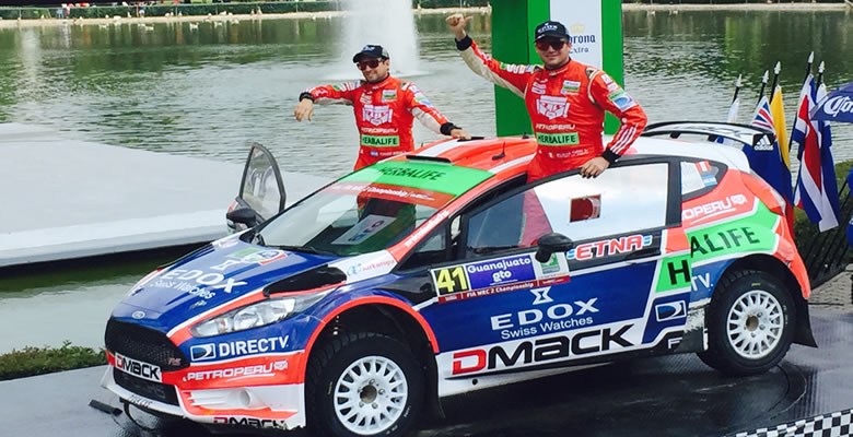 Fuchs, ocupa el segundo lugar en el WRC2 edición 2015