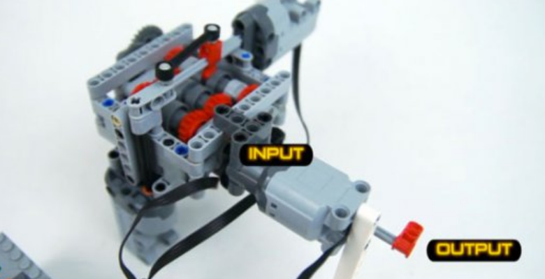 ¡Increíble! Fabrican una transmisión de 6 marchas con LEGO