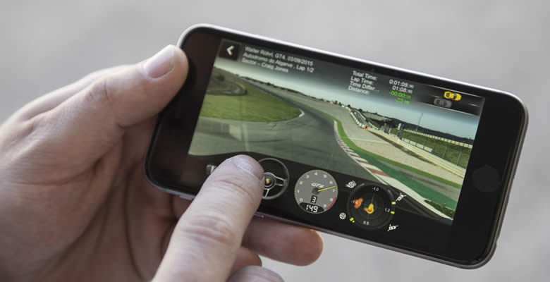 Aplicación Porsche Track Precision: exclusiva para los autos deportivos Porsche GT