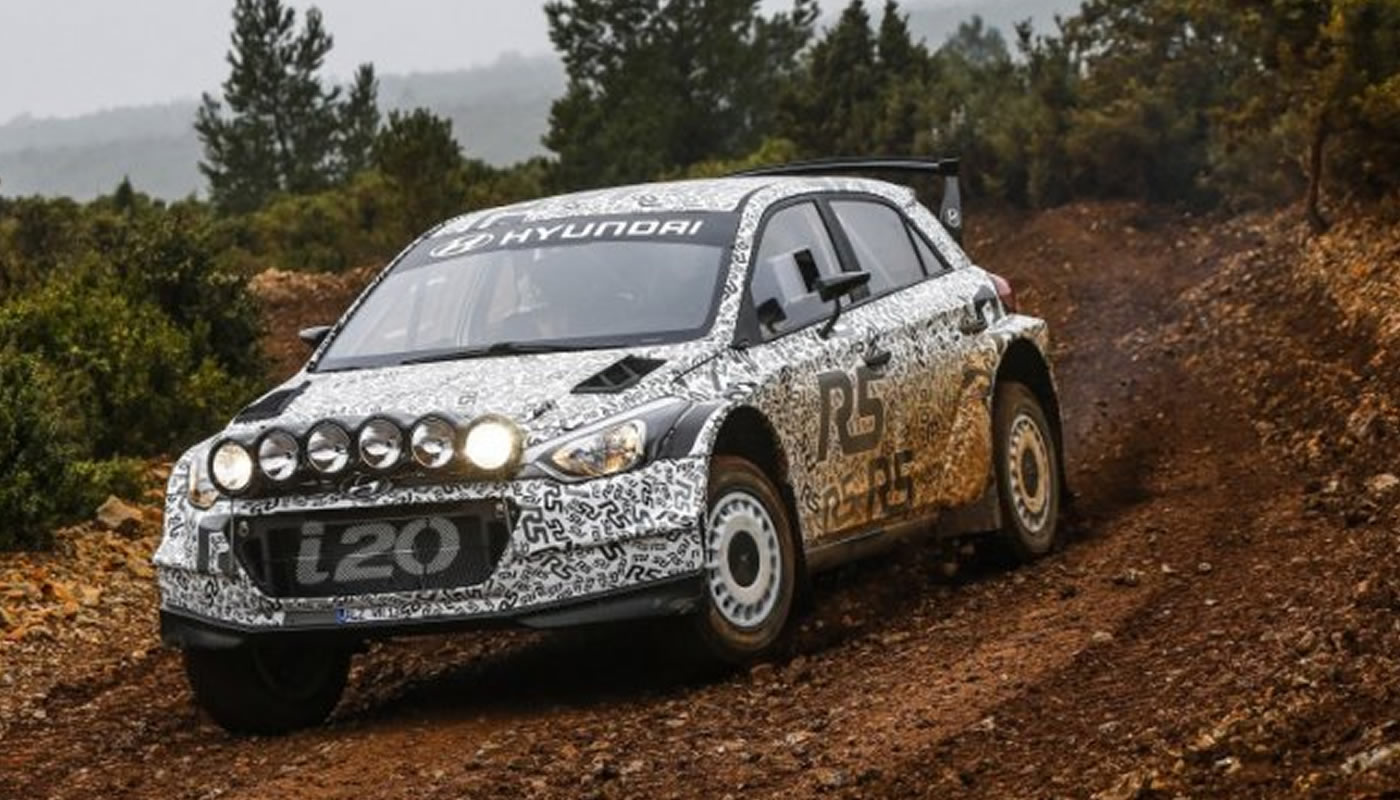 Hyundai Motorsport prueba en Francia su nuevo coche de rally, el R5