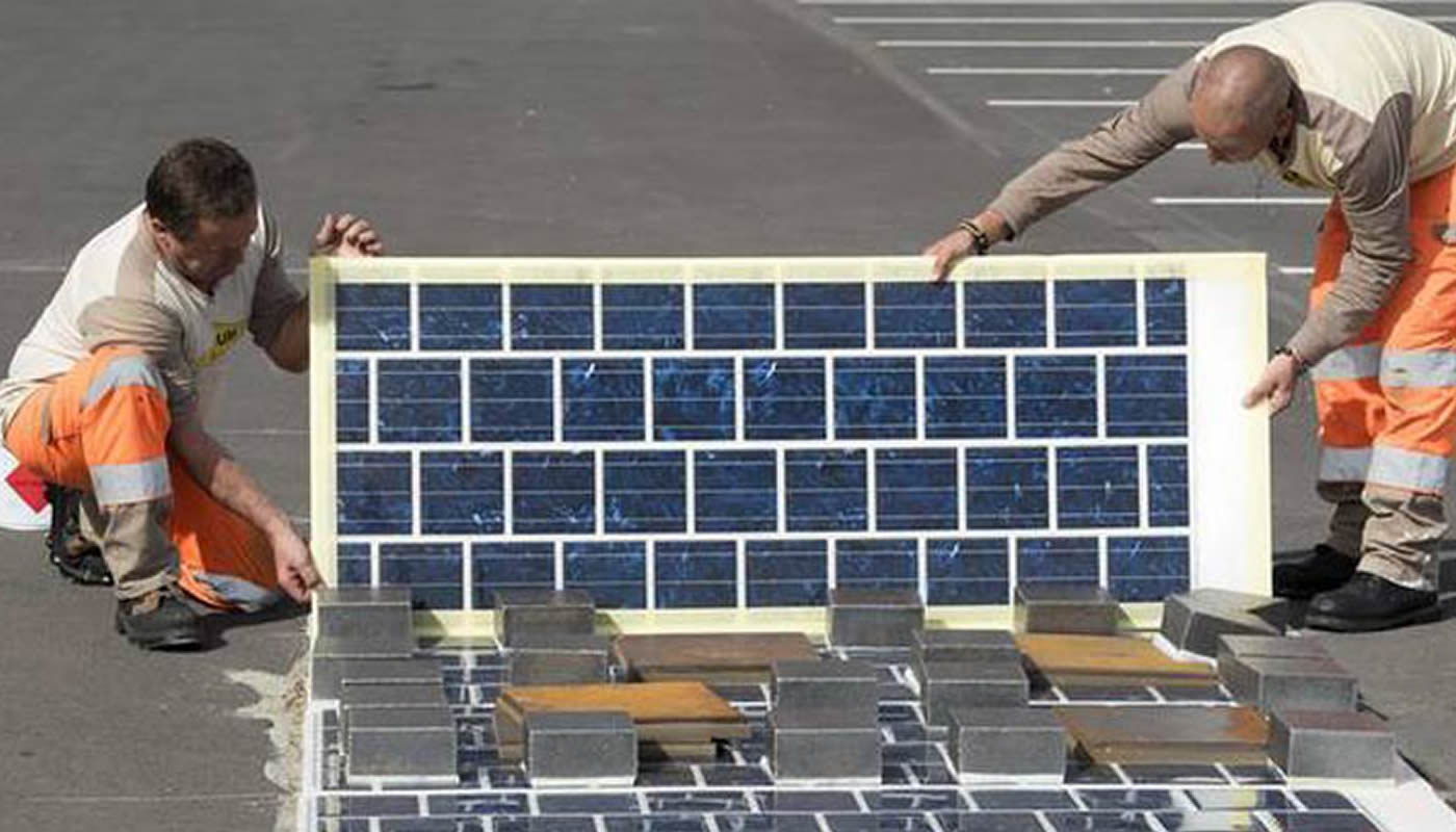 Francia apuesta por las pistas con paneles solares