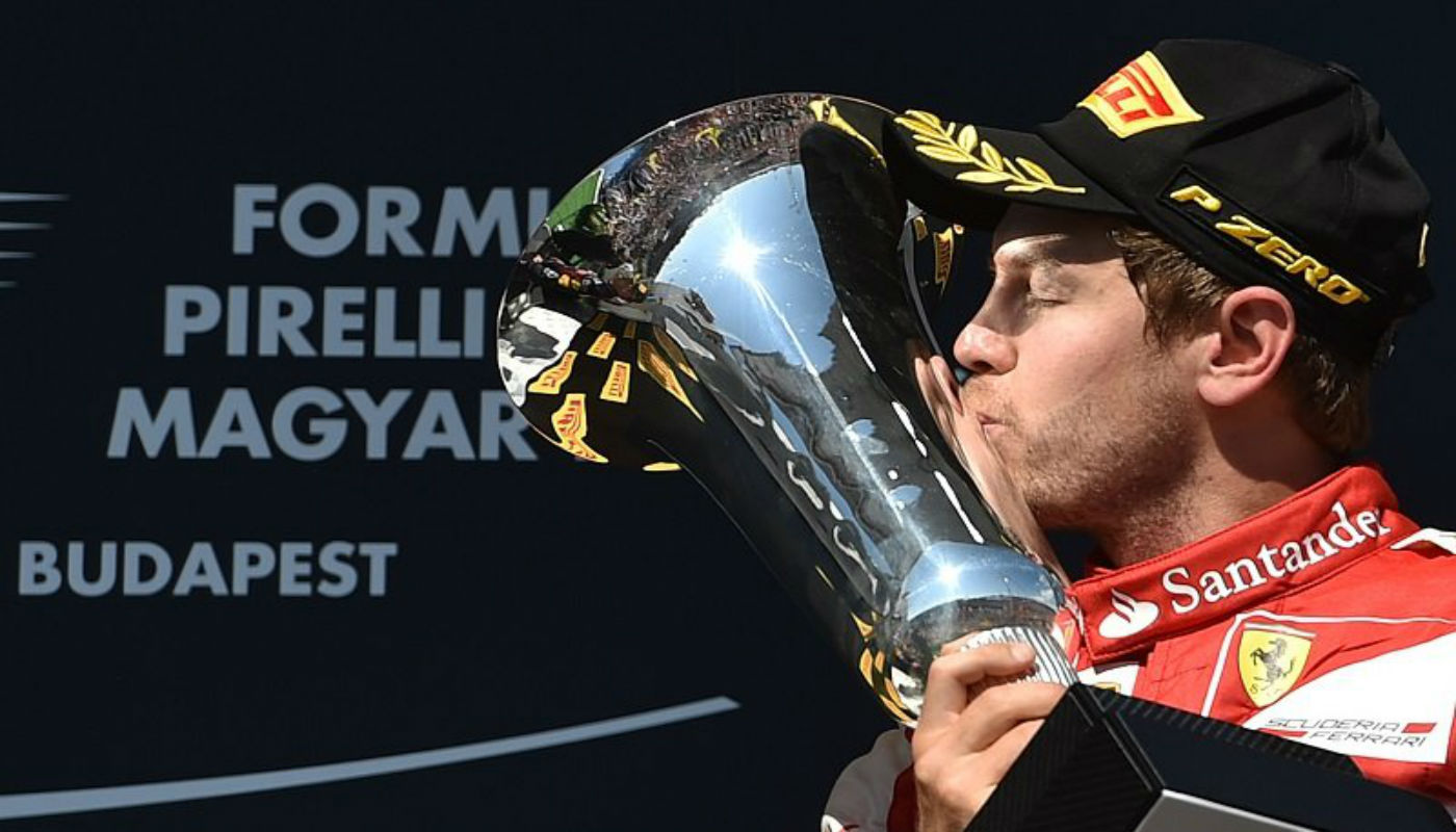 1-2 de Ferrari en Hungría