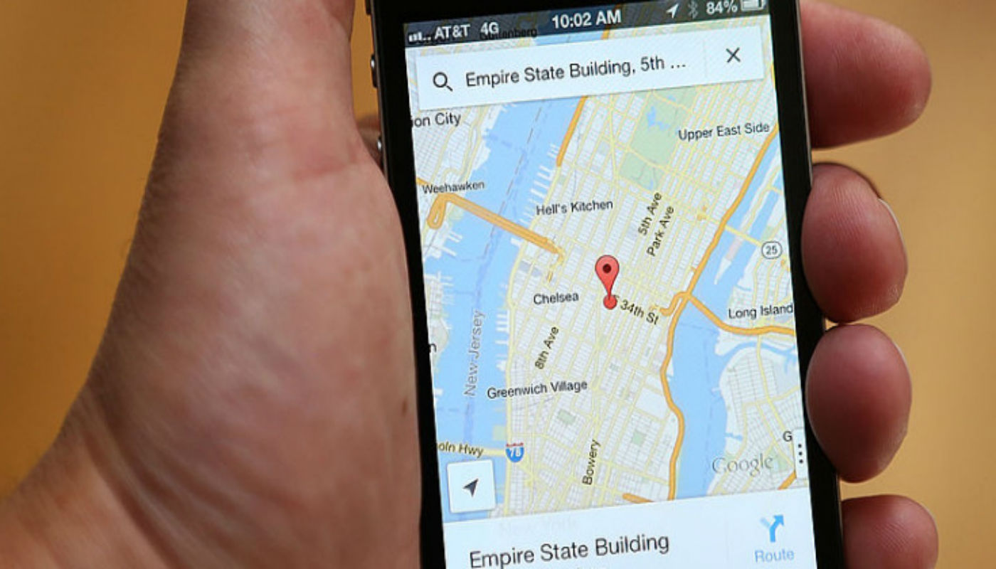 Encontrando aparcamiento con Google Maps