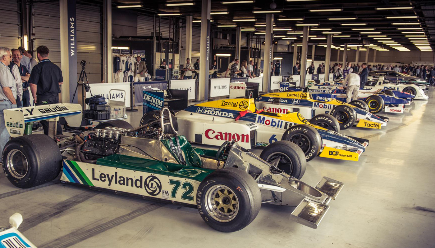 Así se vivió los 40 años de Williams en Silverstone