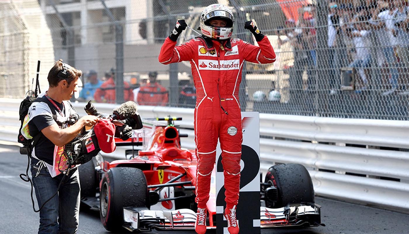 F1: Vettel y Ferrari conquistan Mónaco después de 16 años
