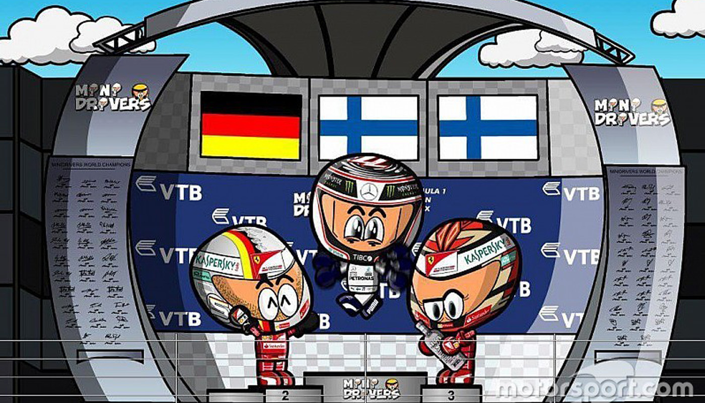 Revive el GP Rusia 2017 con los MiniDrivers (Vídeo)