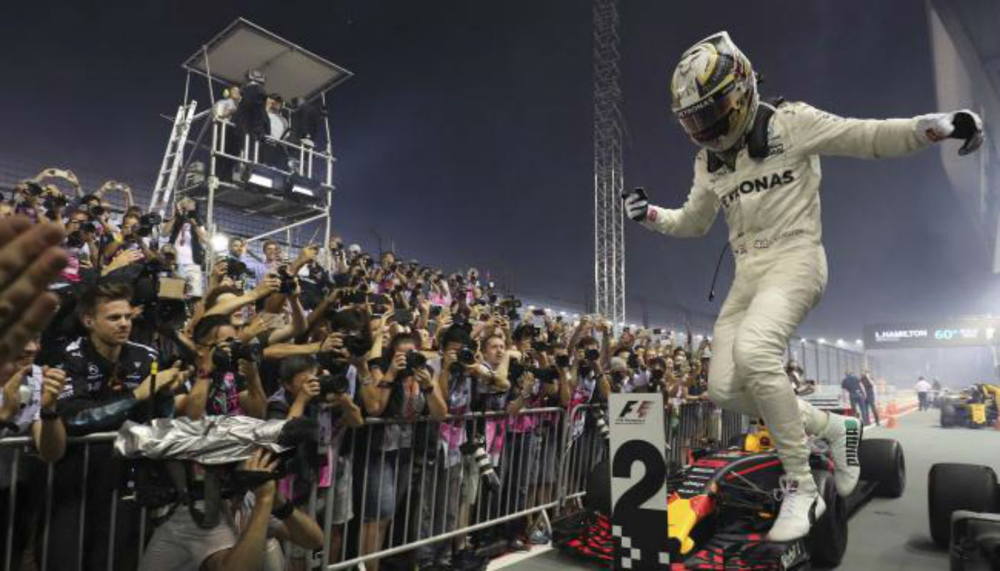 GP de Singapur: Hamilton apretó el acelerador