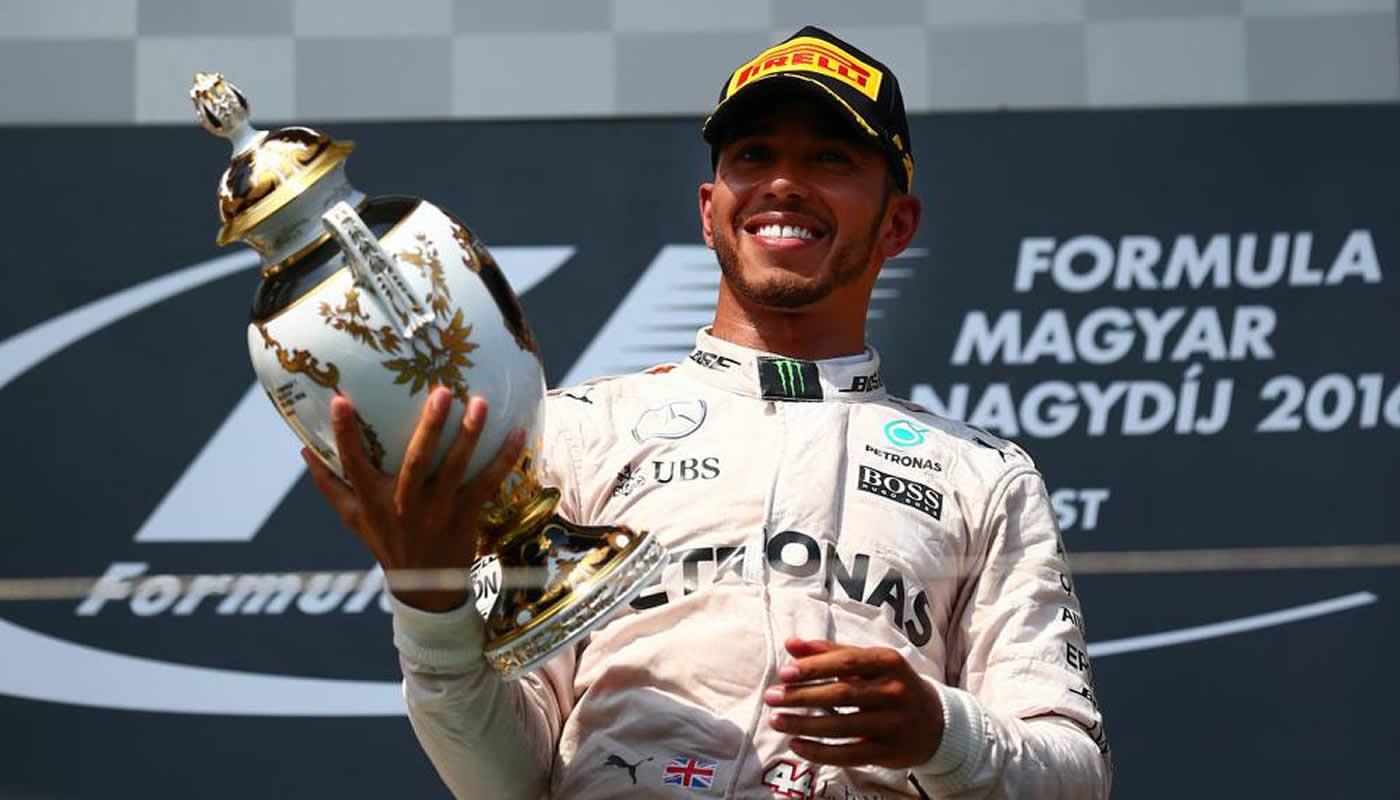 Lewis Hamilton se llevó el Gran Premio de Azerbaitán