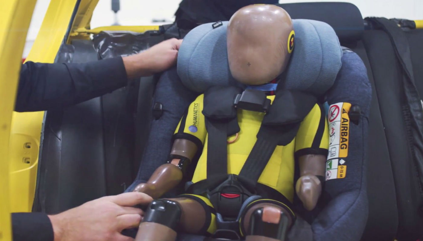 ¿Silla para bebés con airbags incorporados?