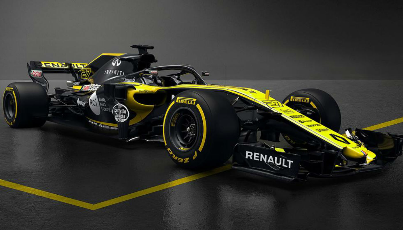 Renault RS18 de Carlos Sainz viene con más apoyo aerodinámico