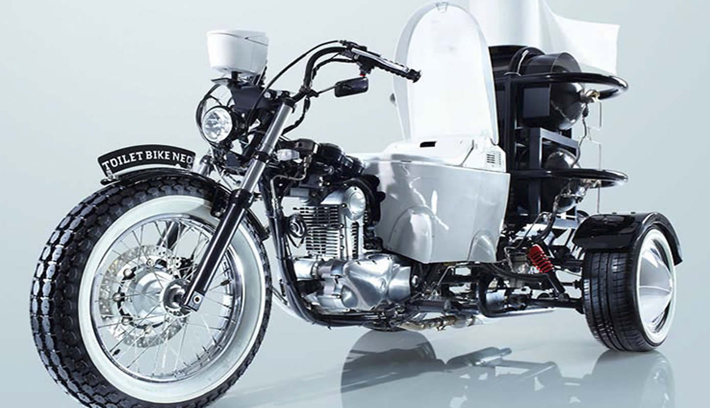 Esta moto funciona con excremento humano