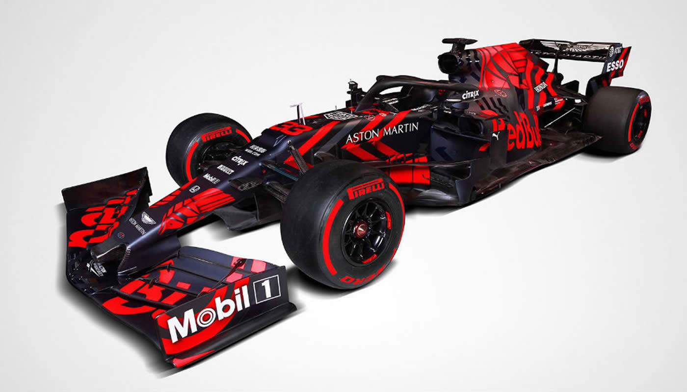 Red Bull presentó monoplaza con alianza Honda