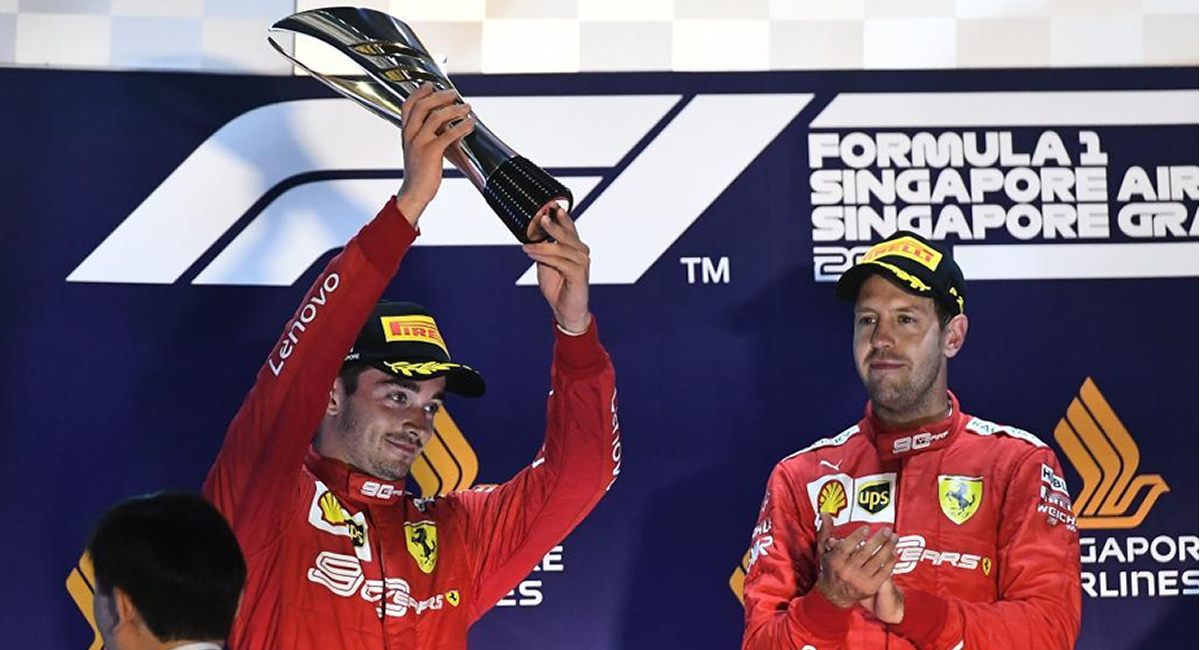 Equipo Ferrari hace historia en la Formula 1 luego del GP de Singapur
